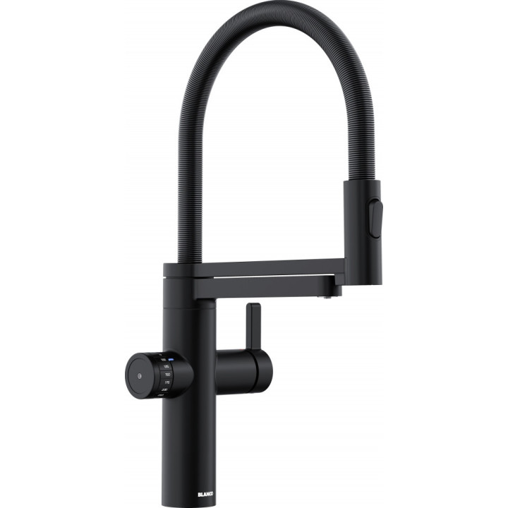 Küchenarmattur Blanco Evol-S Pro stehend z podłączeniem do filtra wody - schwarz matt