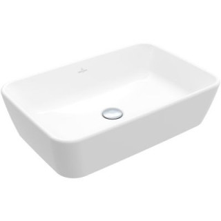 Einbauwaschtisch Villeroy & Boch Architectura, 60x45cm, Überlauf, Hahnloch, CeramicPlus, Weiss Alpin