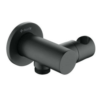 Arm deszczownicy Deante Cascada, zur Wandmontage, 325mm, rund, schwarz