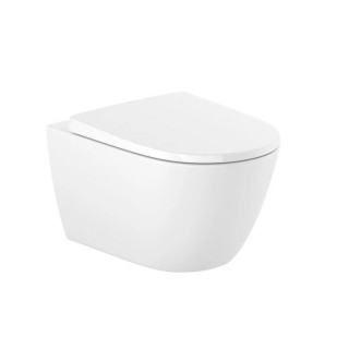 Wand-wc Roca Ona Compacto Rimless, 48x36cm, weiß