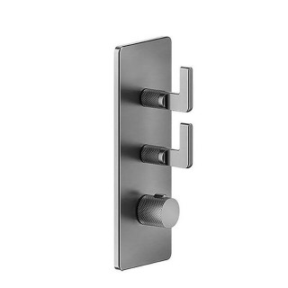 Armatur Brause- Gessi Inciso Wellness, Unterputz thermostatisch, 2 wyjścia wody, uchwyty krzyżowe, Chrom