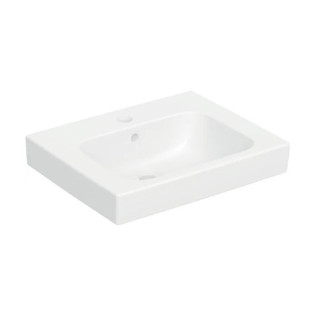 Geberit Modo Waschtisch kompaktowa, B50cm, H15.5cm, T40cm, z Überlauf, mit Hahnloch