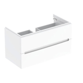 Geberit Modo Schrank pod umywalkę, B79cm, H55cm, T47.9cm, mit zwei Schubladen, weiß