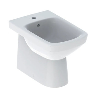 Geberit Selnova Bidet hängend, B36cm, H26cm, T53cm, ukryte mocowania, z Überlauf, mit Hahnloch