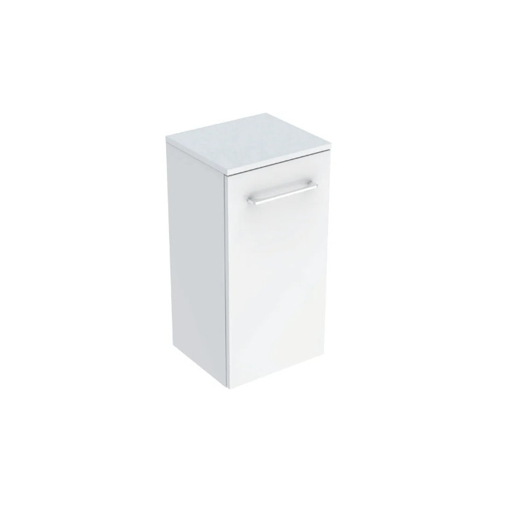Geberit Selnova Square Schrank boczna, B33cm, H65cm, T29.7cm, z jednymi drzwiami, weiß