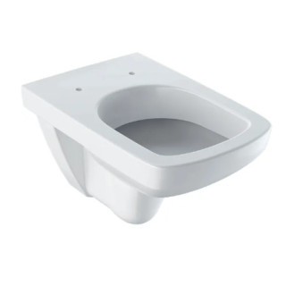 Geberit Selnova Compact Hängend Becken WC, Tiefspül-, B35.5cm, H34cm, T48cm, kurz, Rimfree