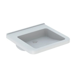 Geberit Selnova Comfort  Waschtisch, B55cm, H15.5cm, T52.5cm, ohne Überlauf, mit Hahnloch