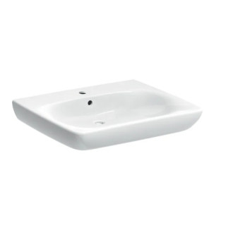 Geberit Selnova Comfort Waschtisch, 60x15x55cm, ohne Überlauf, ohne Hahnloch