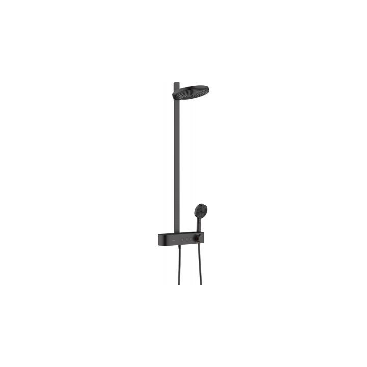 Dusch-set Hansgrohe Showerpipe Raindance Select S 240 1jet P, Armattur thermostatisch, schwarz matt