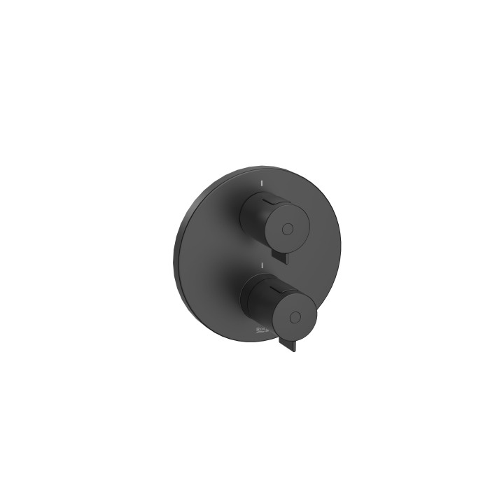 T-500 Armattur thermostatisch Dusch- zur Wandmontage schwarz matt