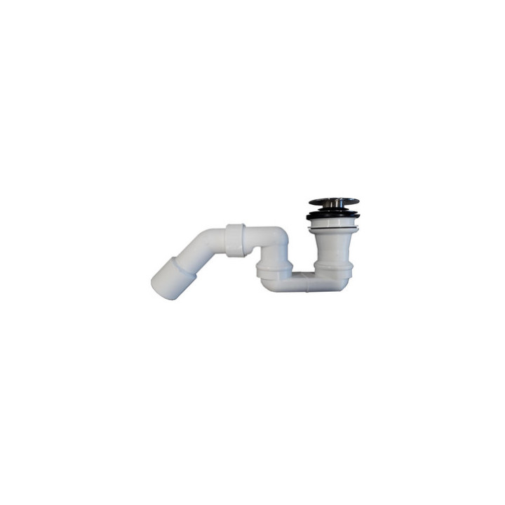 Villeroy & Boch Dodatki Zawór Push-to-Open bez funkcji przelewu (Deckel odpływu White & Chrome), 145 x 275 x 114 mm, Chrom