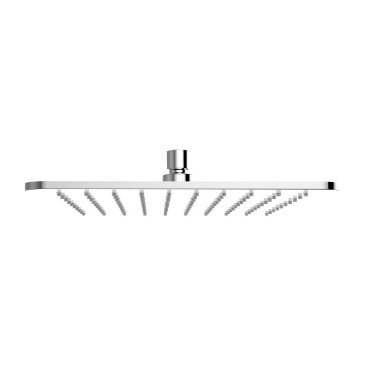 OMNIRES SLIMLINE Kopfbrause, 25 x 25 cm - Chrom / weiß