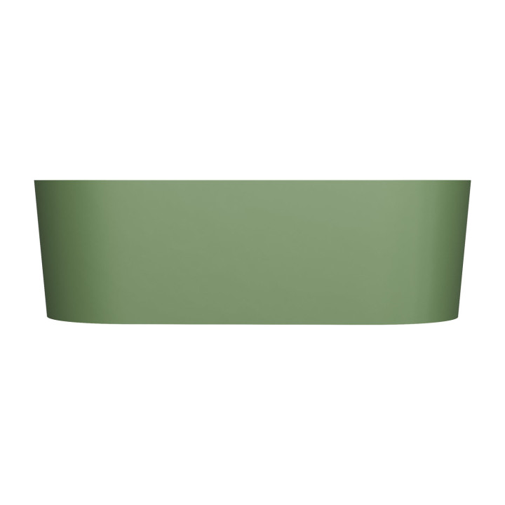 Badewanne freistehend OMNIRES OVO M+, 160x75 cm, mit Siphon - terracotta