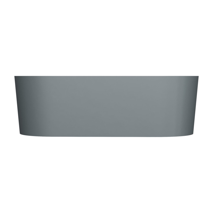 Badewanne freistehend OMNIRES OVO M+, 160x75 cm, mit Siphon - olive