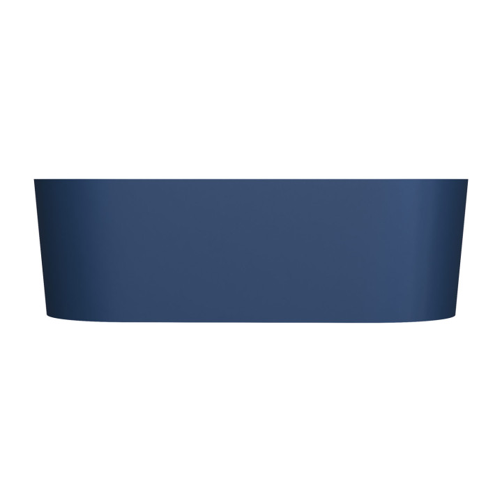 Badewanne freistehend OMNIRES OVO M+, 160x75 cm, mit Siphon - ash grey