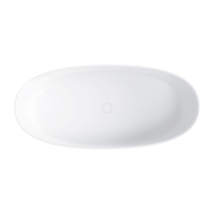 Badewanne freistehend OMNIRES NEO M+, 158x72 cm, mit Siphon
