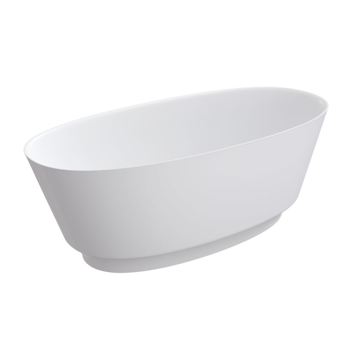 Badewanne freistehend OMNIRES NEO M+, 158x72 cm, mit Siphon - weiß Glanz