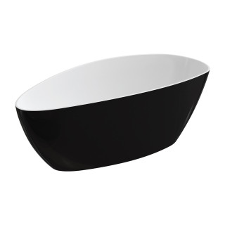  Badewanne freistehend OMNIRES BARCELONA M+, 156 x 71 cm - weiß matt