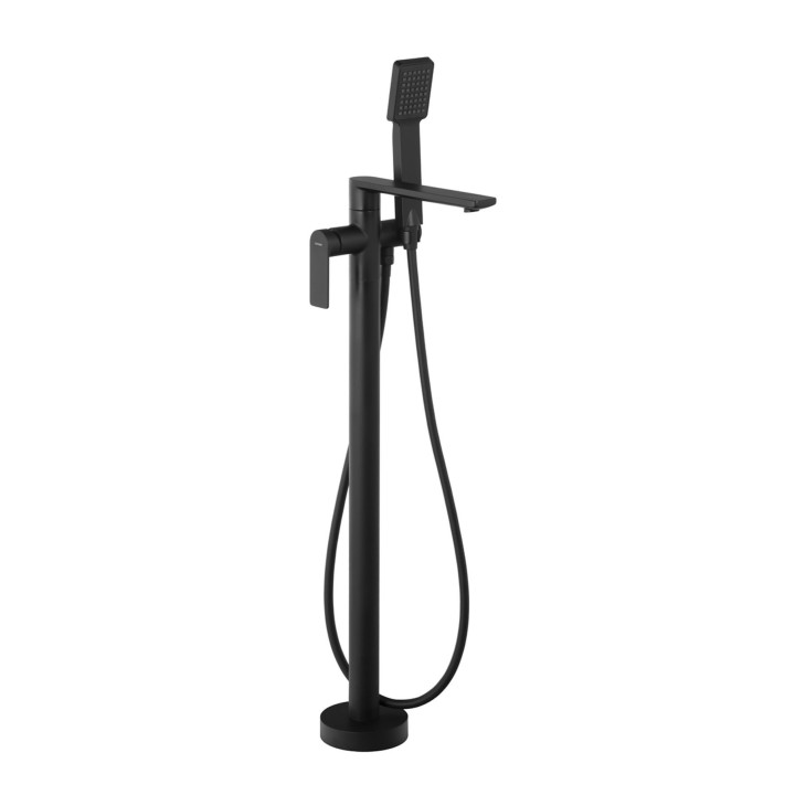 Wannenarmatur freistehend Corsan Trino - schwarz