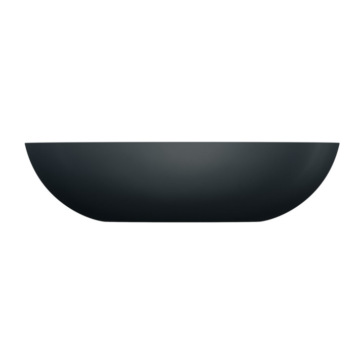 Aufsatzwaschtisch OMNIRES SHELL M+, 60 x 35 cm - black lava