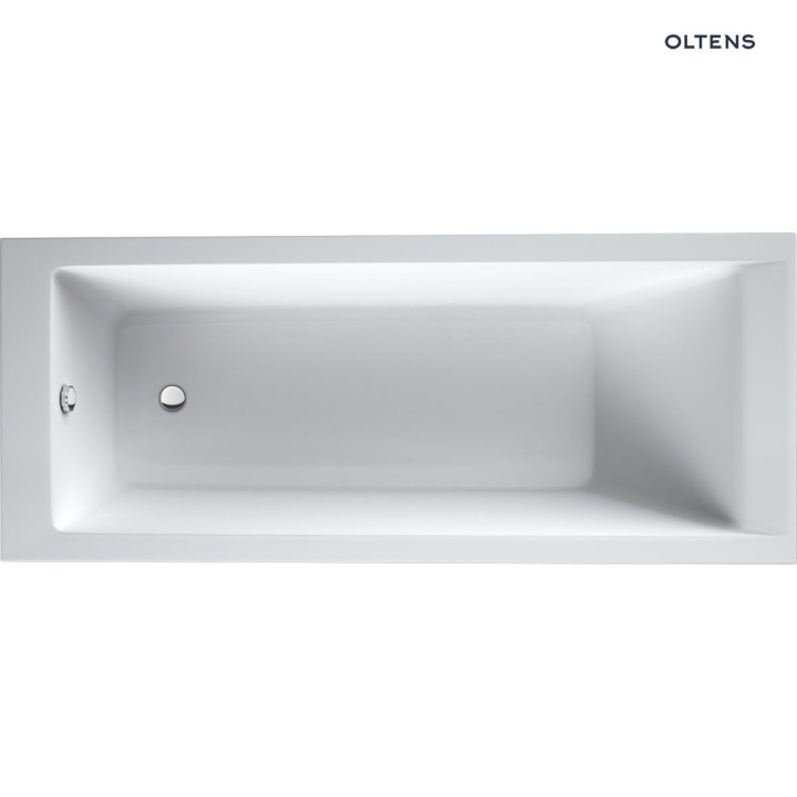 Oltens Langfoss Badewanne rechteckig 150x70 cm Acryl- - weiß 