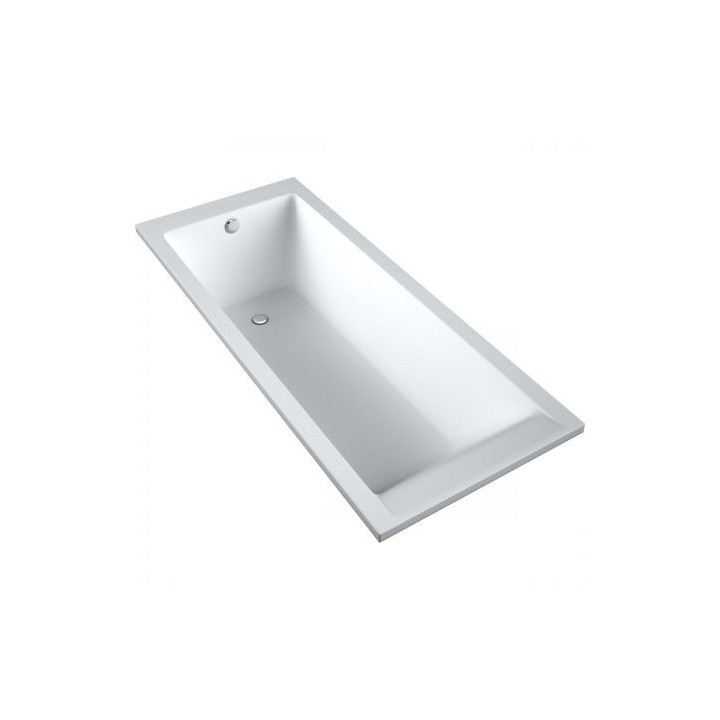 Oltens Langfoss Badewanne rechteckig 150x70 cm Acryl- - weiß 