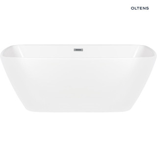 Oltens Stora Badewanne freistehend 170x78 cm oval Acryl- - weiß