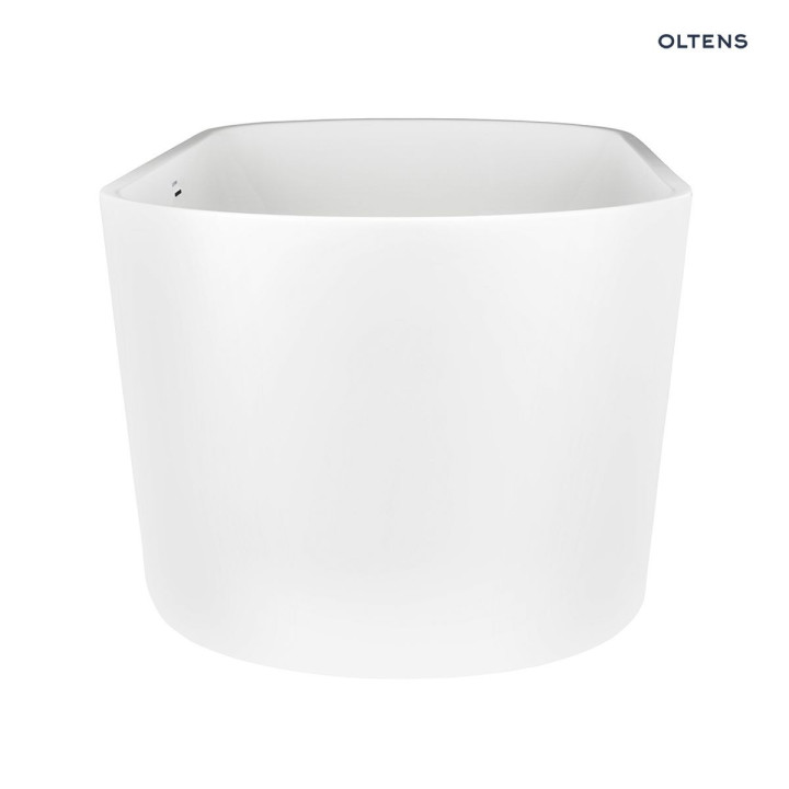 Oltens Inga Badewanne freistehend 170x80 cm oval Acryl- - weiß