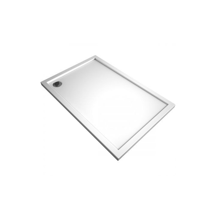 Oltens Superior Duschwanne rechteckig 120x70 cm Acryl- - weiß 