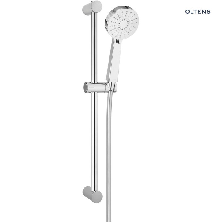 Dusch-set Oltens Saxan EasyClick Alling 60 - Chrom/weiß