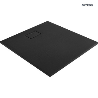 Oltens Bergytan Duschwanne rechteckig 100x90 cm RockSurface - weiß