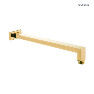 Oltens Lagan (S) Arm deszczownicy 40 cm rechteckig - schwarz matt