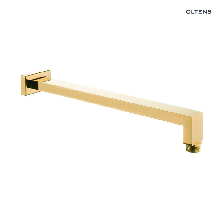 Oltens Lagan (S) Arm deszczownicy 40 cm rechteckig - schwarz matt