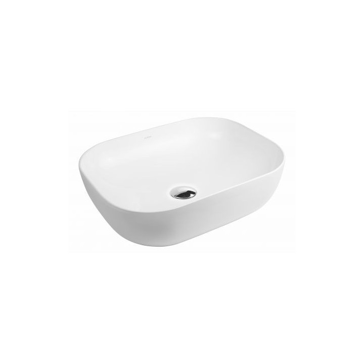Oltens Josen Waschtisch 50x39,5 cm Aufsatz mit Schicht SmartClean - weiß 