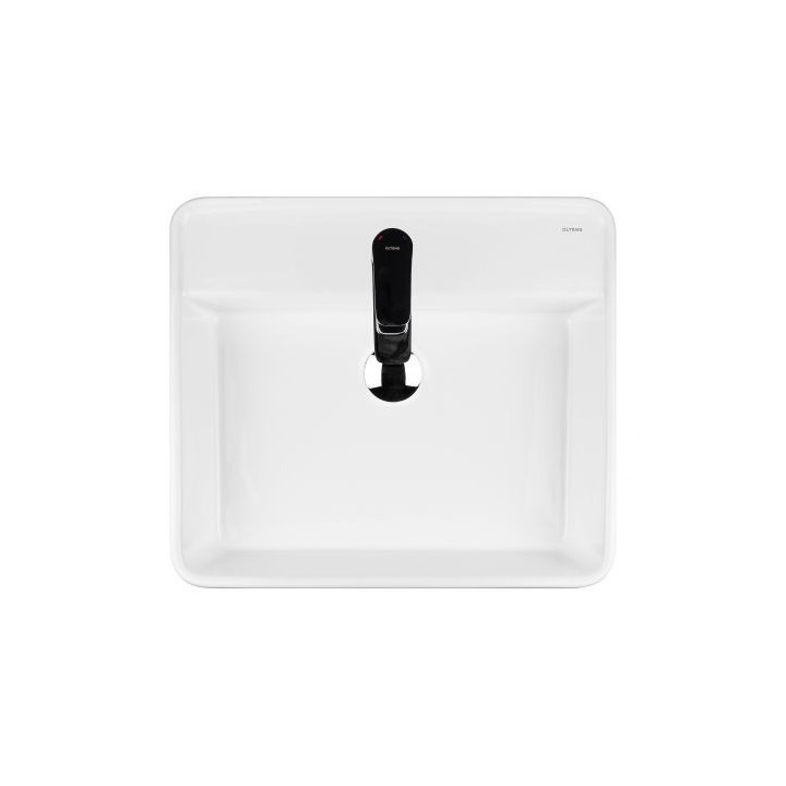 Oltens Duve Waschtisch 50,5x46 cm Aufsatz rechteckig - weiß