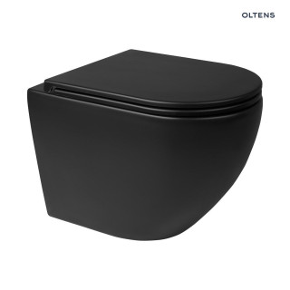 Oltens Hamnes Wand-WC WC PureRim - schwarz matt