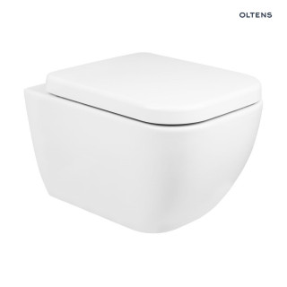 Oltens Vernal Becken WC hängend mit Schicht SmartClean - weiß 
