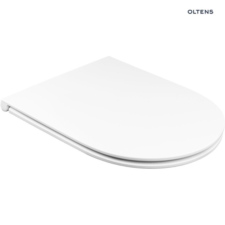 Oltens Jog WC-Sitz hart mit Softclosing Slim - weiß