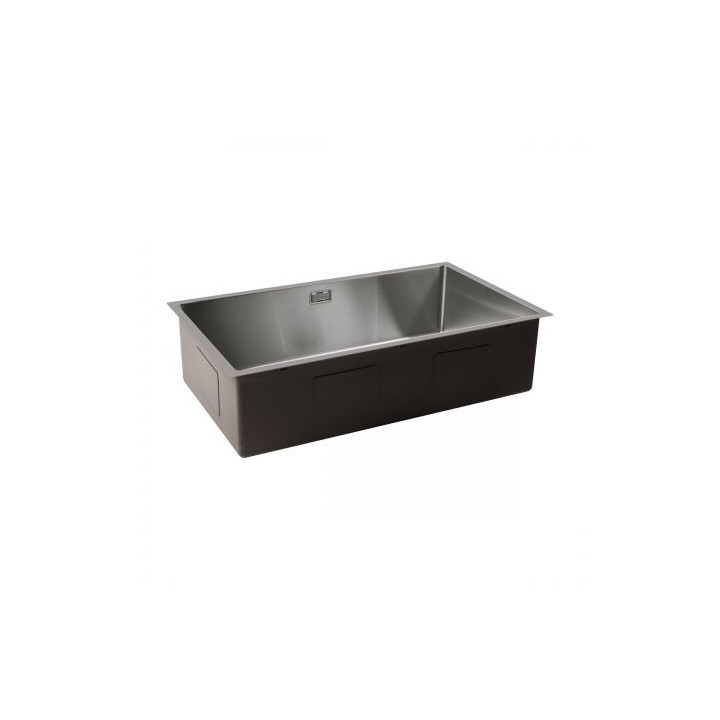 Oltens Stahlvask zlew aus Stahl 1 komorowy 76x44 cm Edelstahl poliert