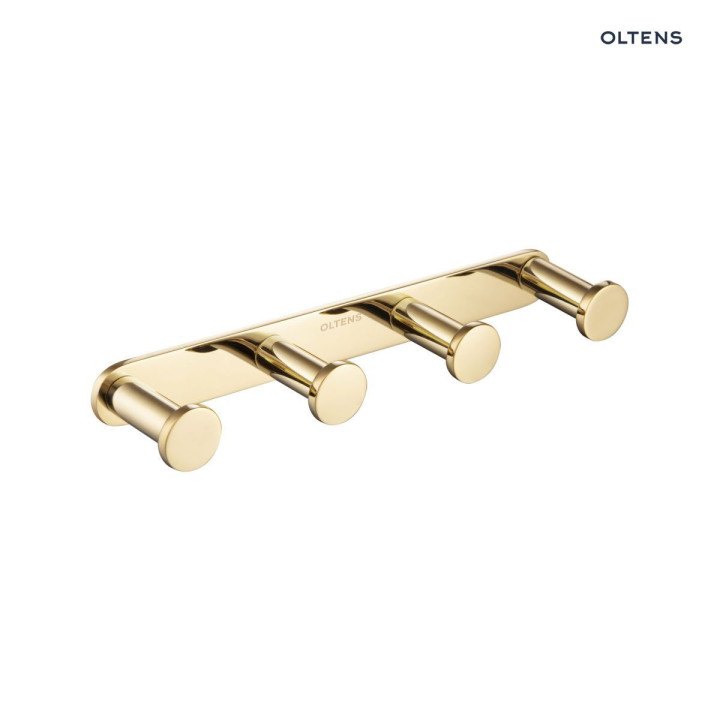 Oltens Vernal Handtuchhaken poczwórny - schwarz matt 