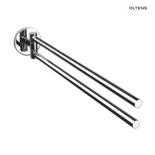 Oltens Gulfoss Handtuchhalter 38 cm zweiarmig beweglich - Chrom