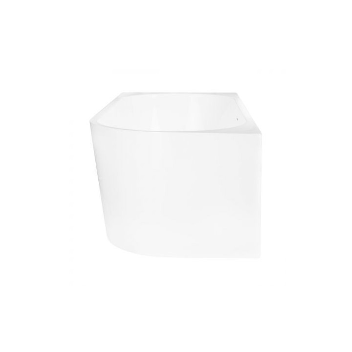 Oltens Delva Badewanne freistehend Eck- 170x80 cm links - weiß