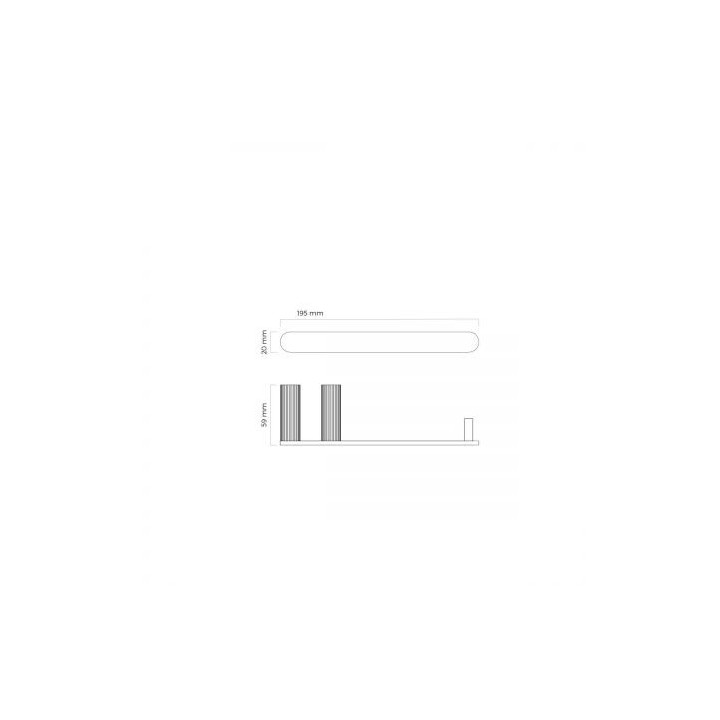Oltens Hamnes Toilettenpapierhalter - Chrom 