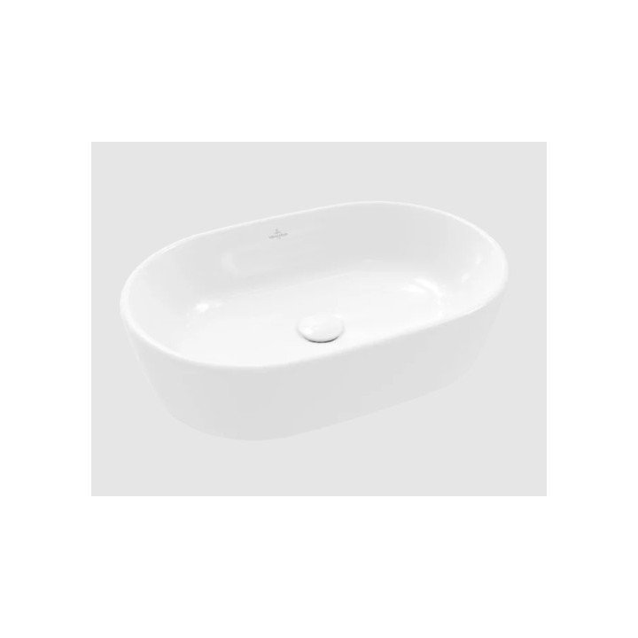 Architectura Waschtisch Aufsatz-, 450 x 450 x 155 mm, Weiss Alpin CeramicPlus, ohne Überlauf