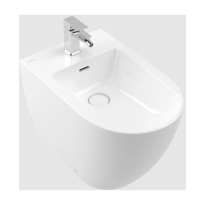 Bidet Villeroy & Boch Subway 3.0, stehend, 370 x 600 mm, Weiss Alpin