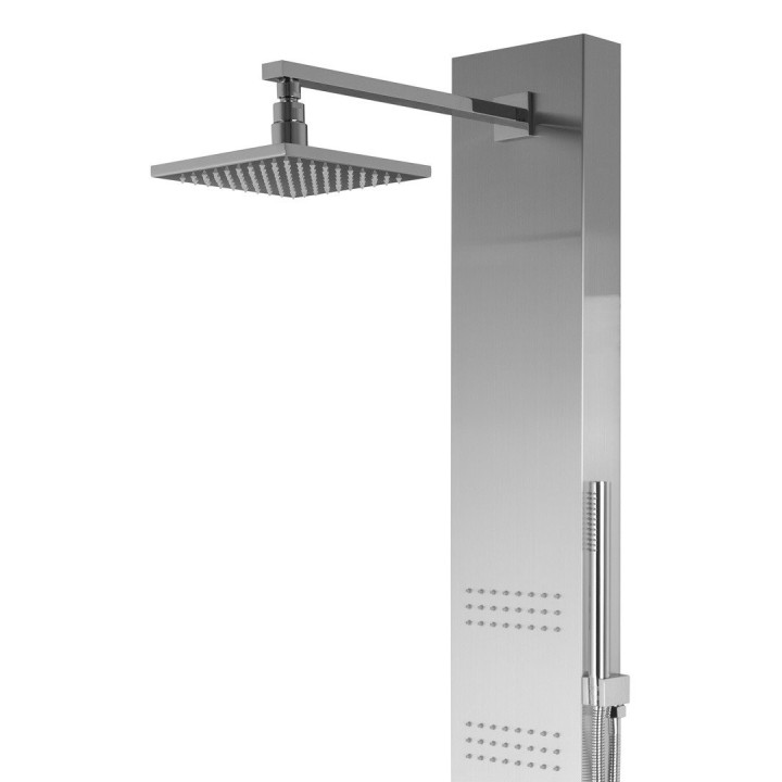 Panel prysznicowy Corsan Neo mit Thermostat i wylewką i oświetleniem LED