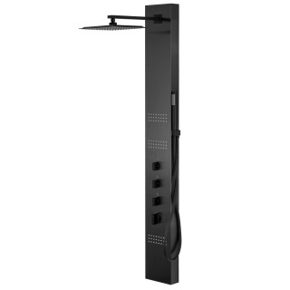 Panel prysznicowy Corsan Neo S060 grafitowy mit Beleuchtung LED