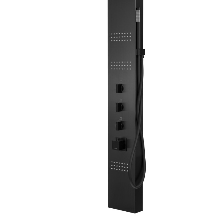 Panel prysznicowy Corsan Neo S060 grafitowy mit Beleuchtung LED