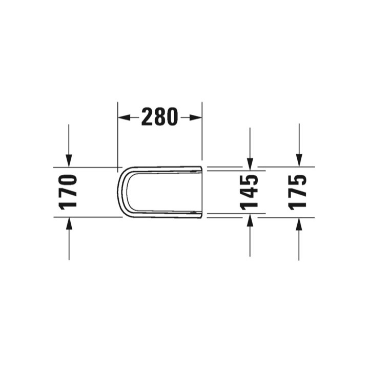 Halbsäule Duravit D-Neo