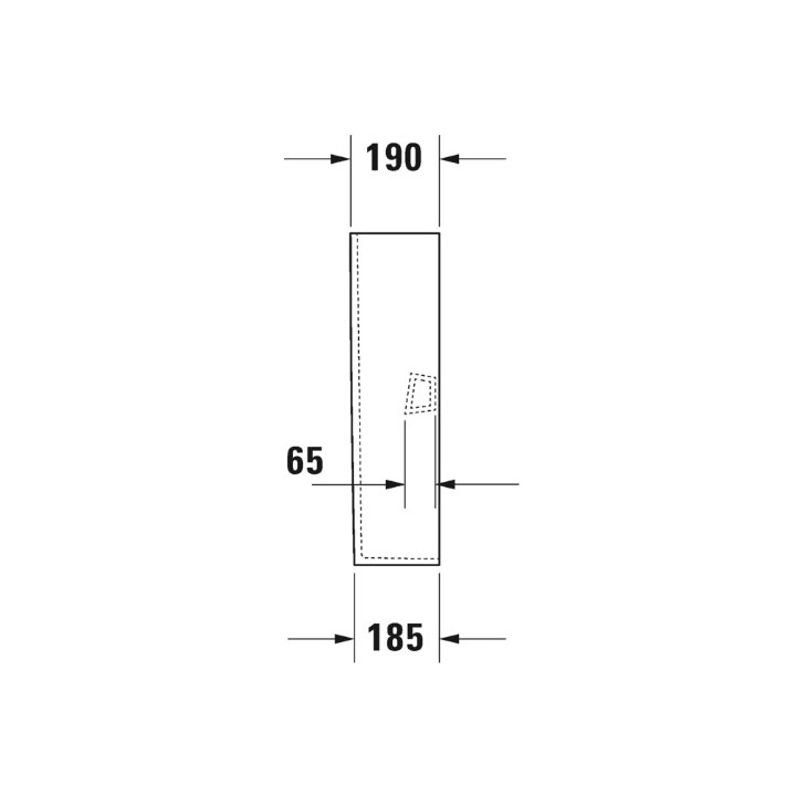 Halbsäule Duravit D-Neo